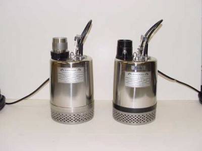 Piranha Dewatering Pump Models P-100-SS-1 and P-75-SS-1